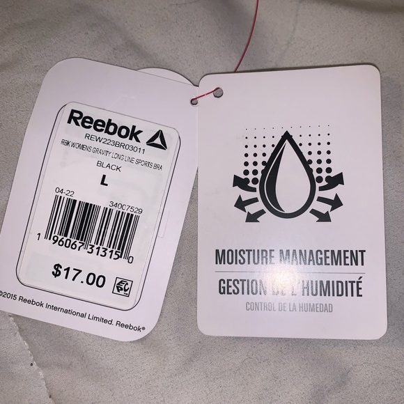 NWT Reebok Black Camo Sports Bra - Picture 13 of 14